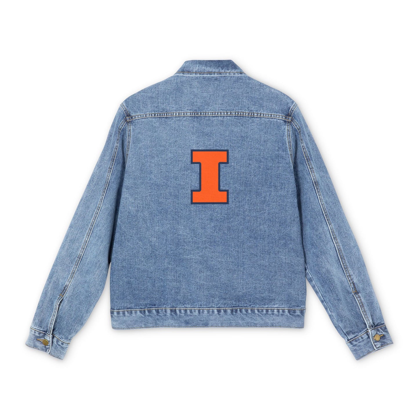 ILLINOIS FIGHTING ILLINI Adult Denim Jacket