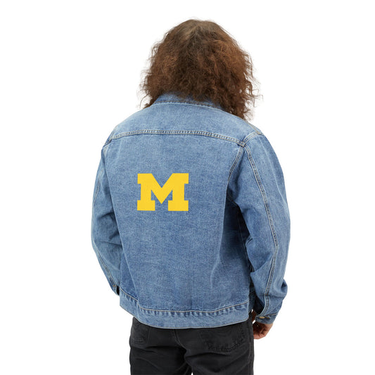 Michigan Wolverines Adult Denim Jacket