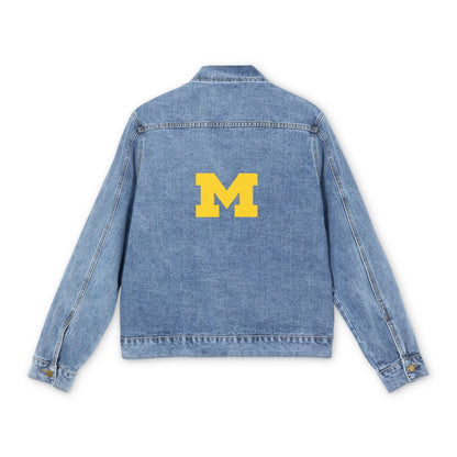 Michigan Wolverines Adult Denim Jacket