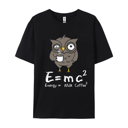 E=MC2 Energy Milk Coffee T-Shirt