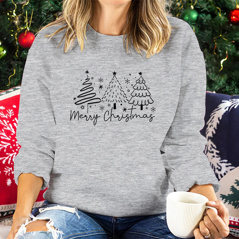 Merry Christmas Tree Sweatshirt