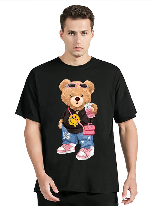 Bear Print T-Shirt