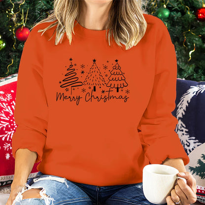 Merry Christmas Tree Sweatshirt