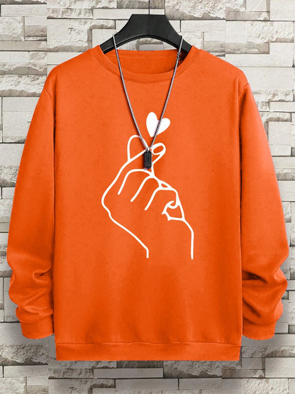 Tiny Heart Fingers Sweatshirt