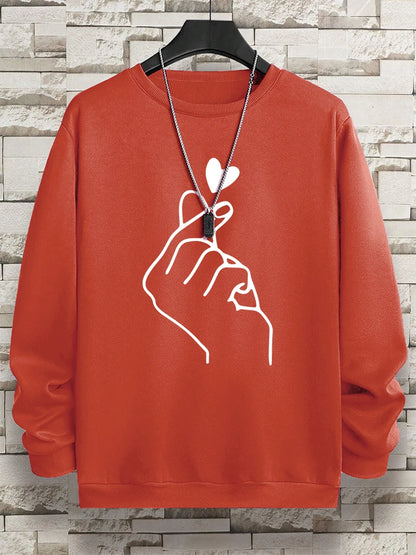 Tiny Heart Fingers Sweatshirt